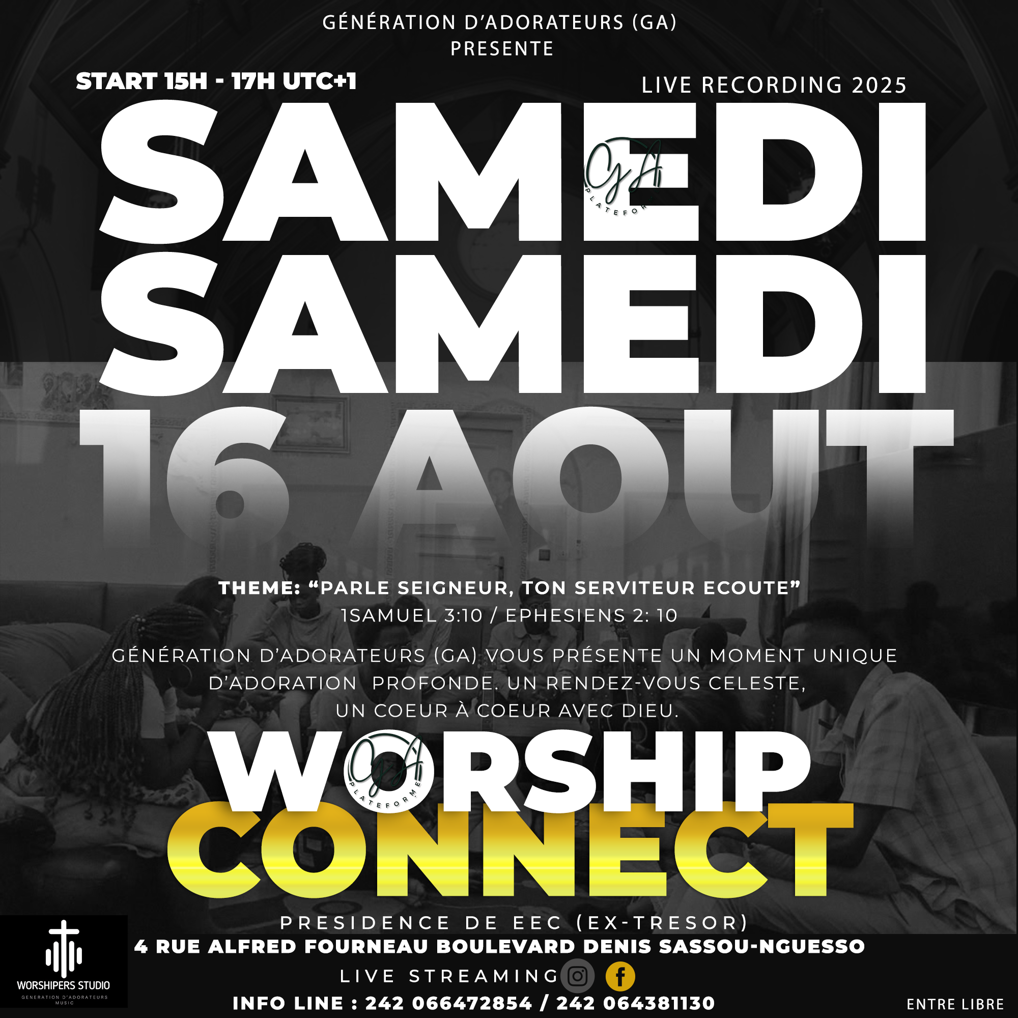 Affiche Worship Connect 2025